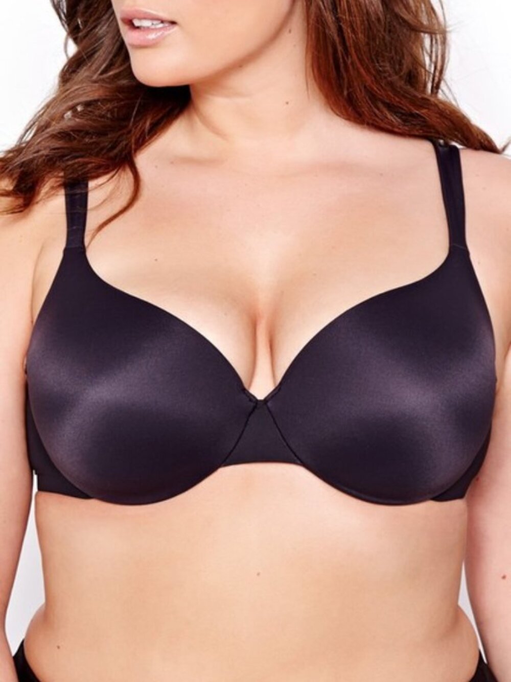 Déesse Lingerie NEW BRA Microflawless Underwire Full BLACK Plus
